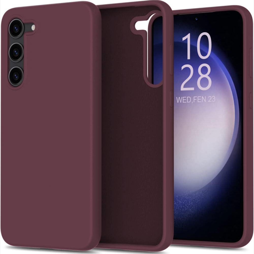 Husa Soft Silicone - Samsung Galaxy S24 Plus - Burgundy