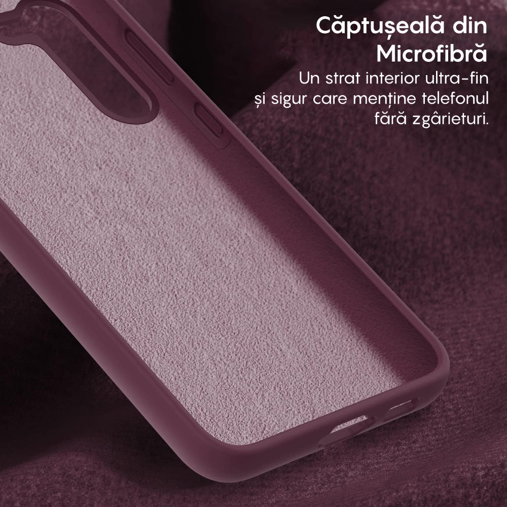 Husa Soft Silicone - Samsung Galaxy S24 Plus - Burgundy