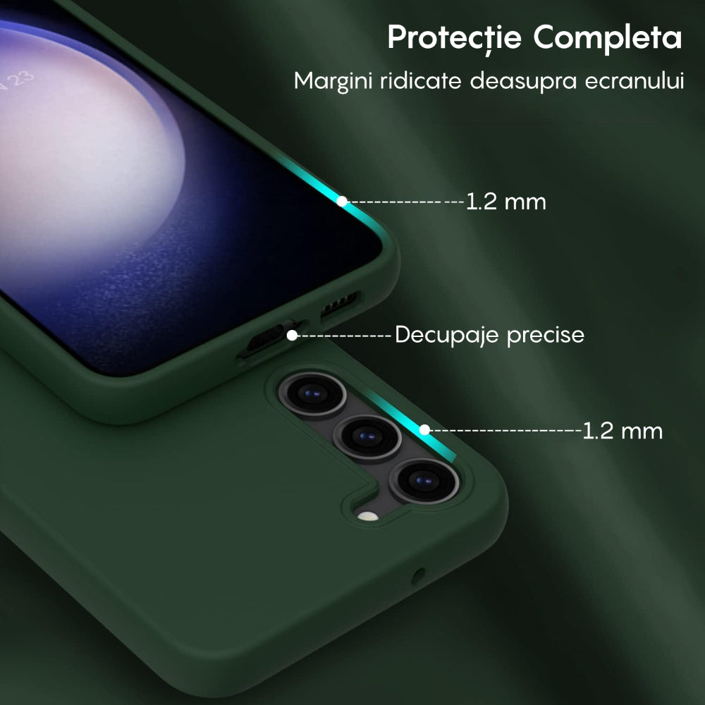 Husa Soft Silicone - Samsung Galaxy S24 Plus - Webster Green
