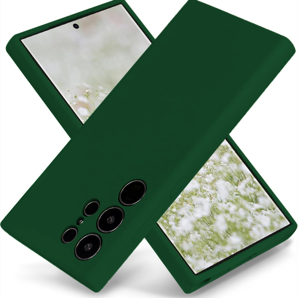 Husa Soft Silicone - Samsung Galaxy S24 Ultra - Webster Green