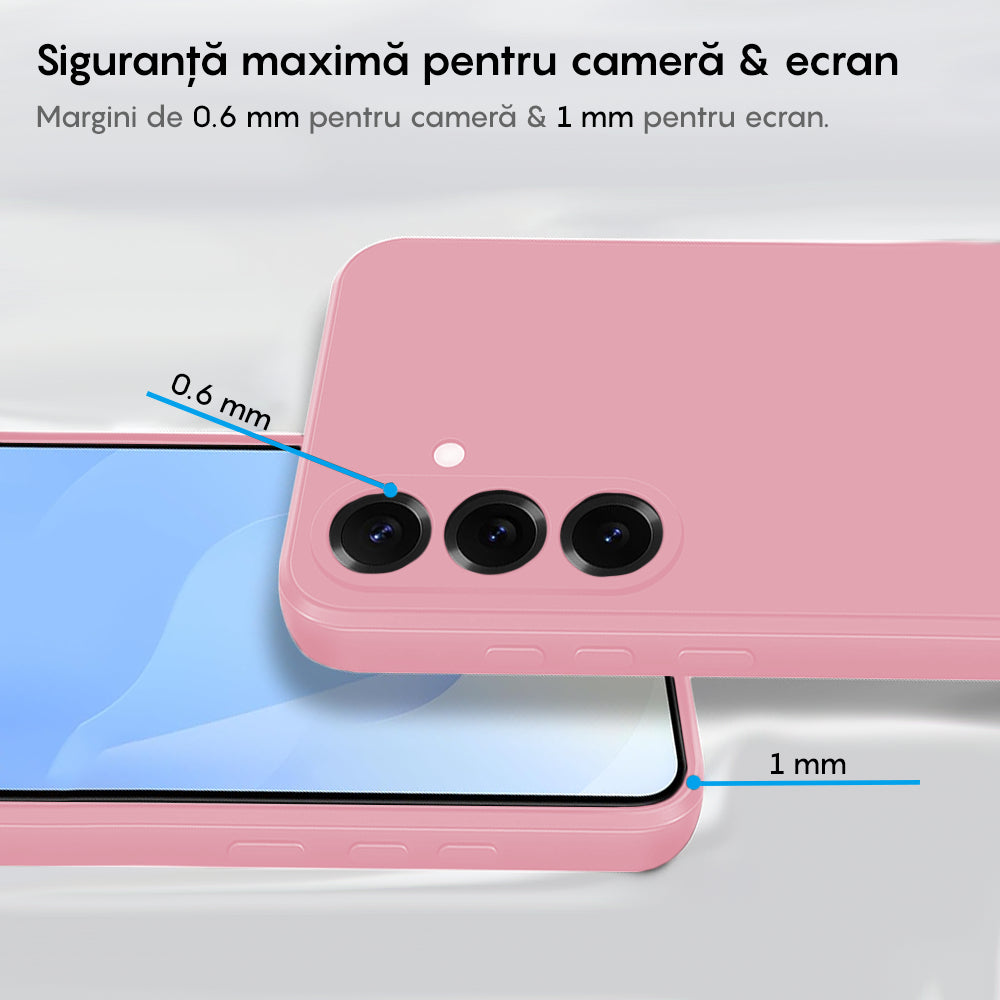 Husa Soft Silicone - Samsung Galaxy S25 Plus - Roz