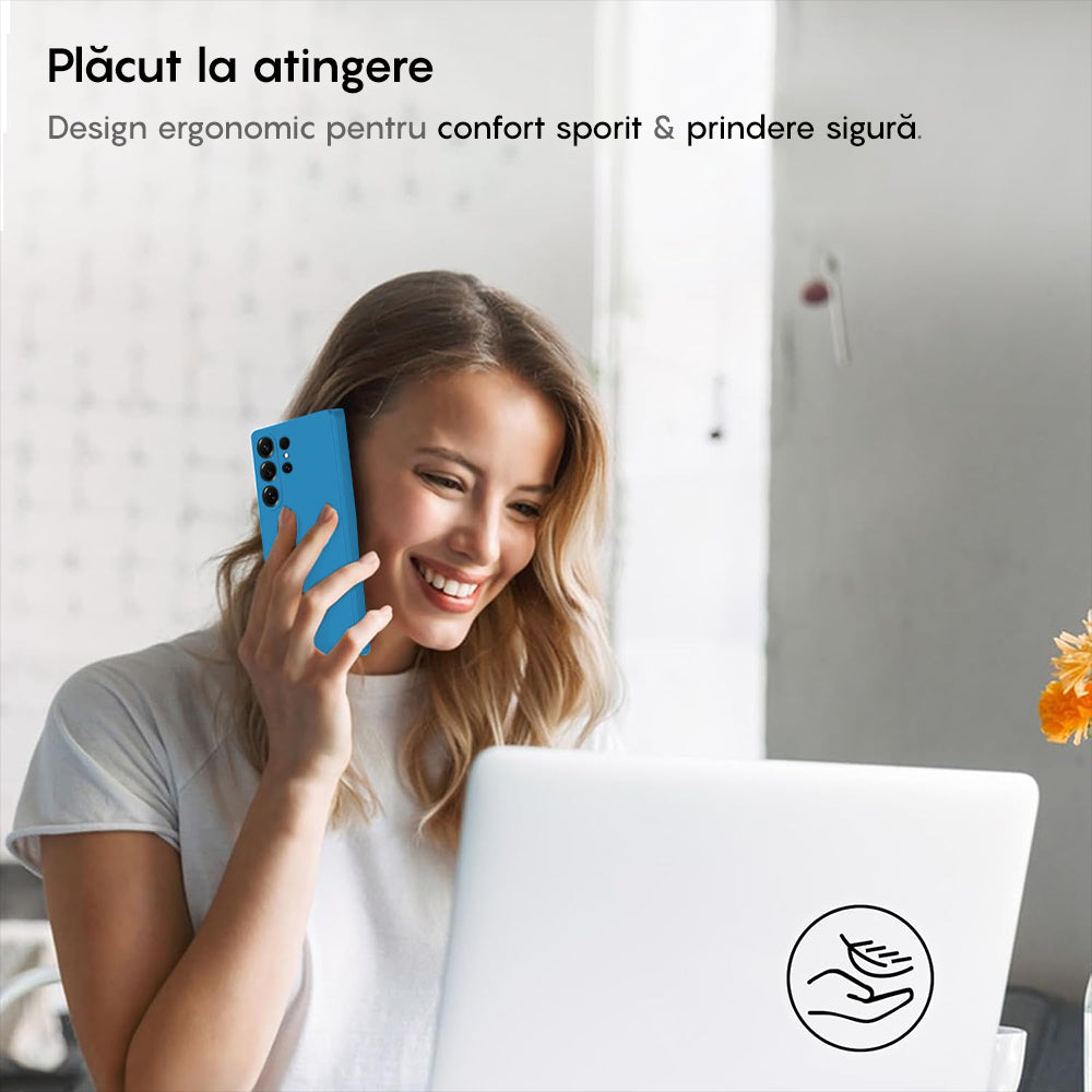 Husa Soft Silicone - Samsung Galaxy S25 Ultra - Cadet Blue