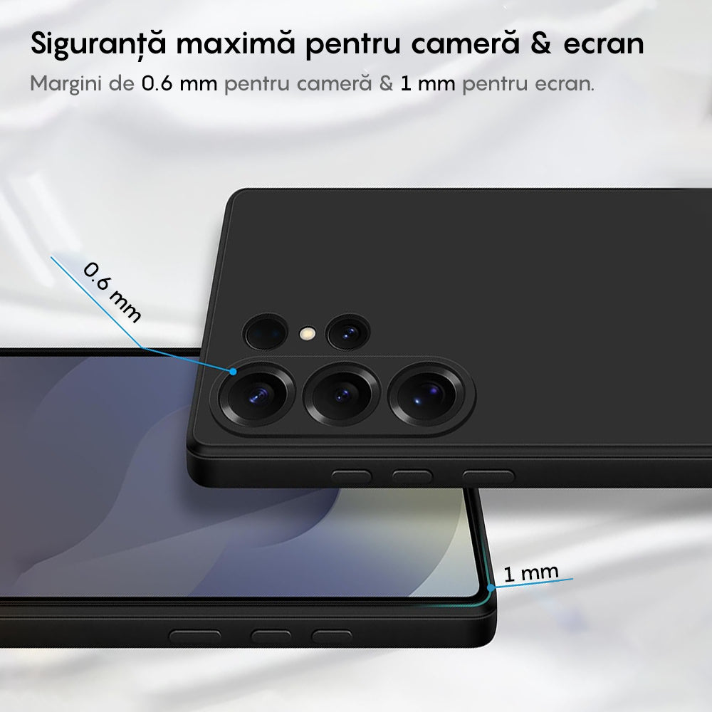 Husa Soft Silicone - Samsung Galaxy S25 Ultra - Negru