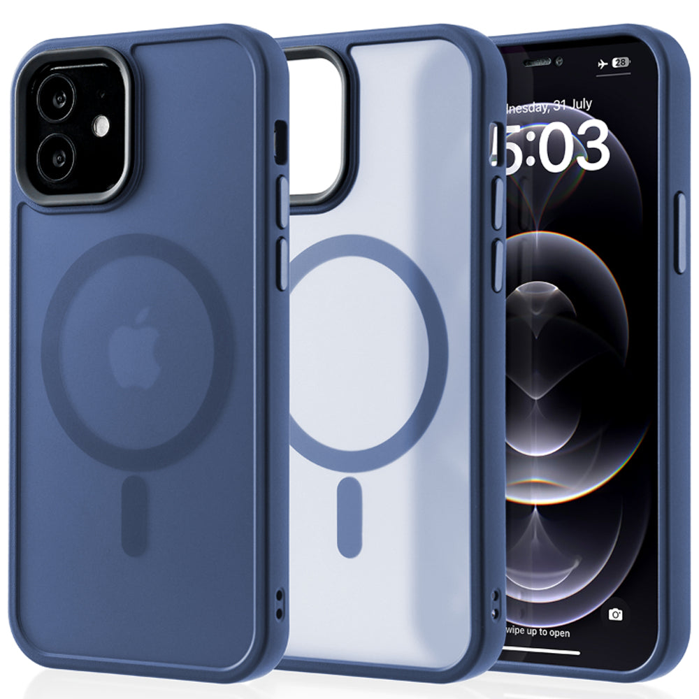 Husa MagSafe - iPhone 12/12 Pro - Gentleman Blue