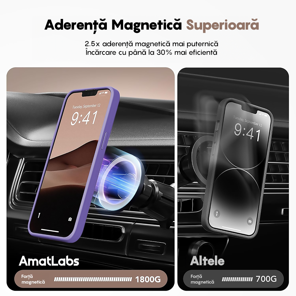 Husa MagSafe - iPhone 12/12 Pro - Light Purple