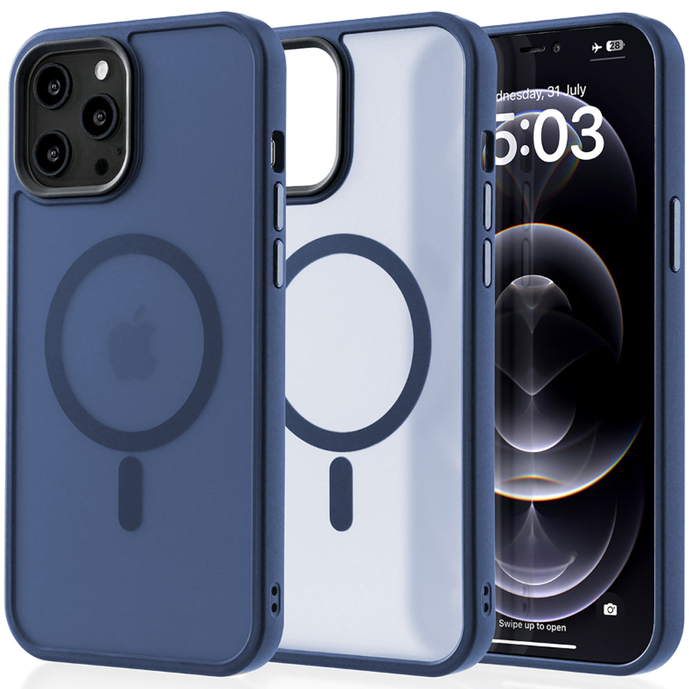 Husa MagSafe - iPhone 12 Pro Max - Gentleman Blue