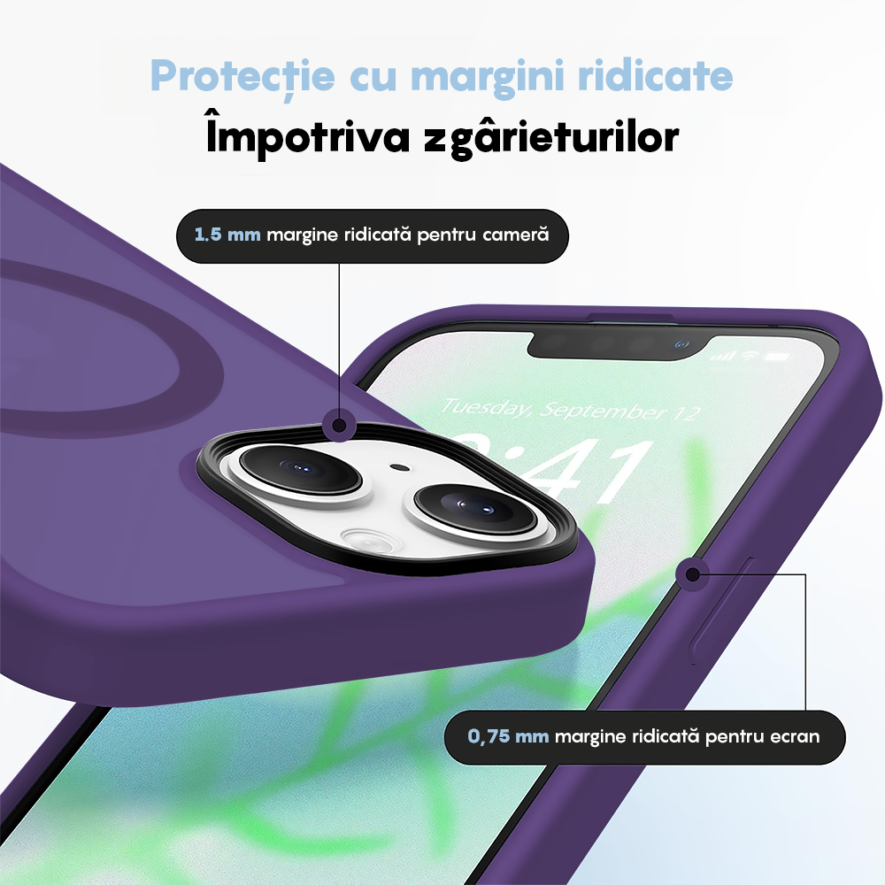 Husa MagSafe - iPhone 13 - Dark Purple