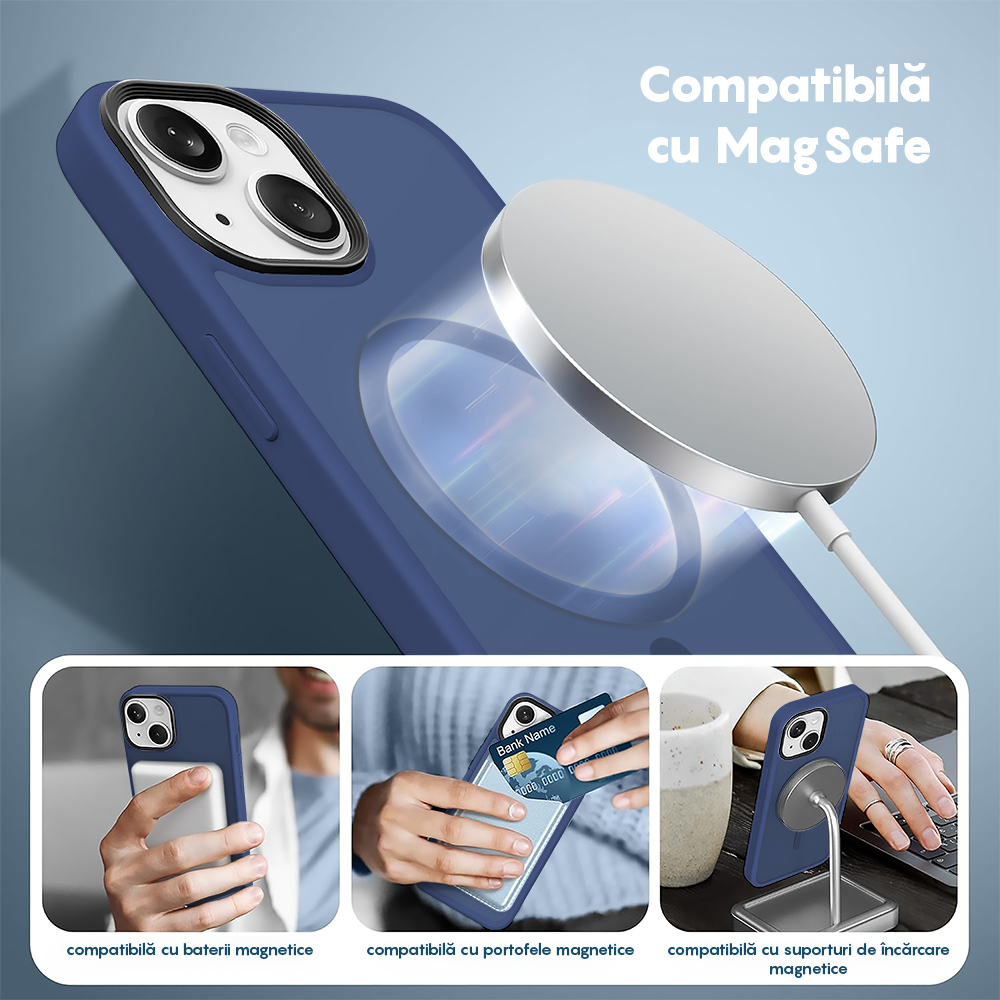 Husa MagSafe - iPhone 13 Mini - Gentleman Blue