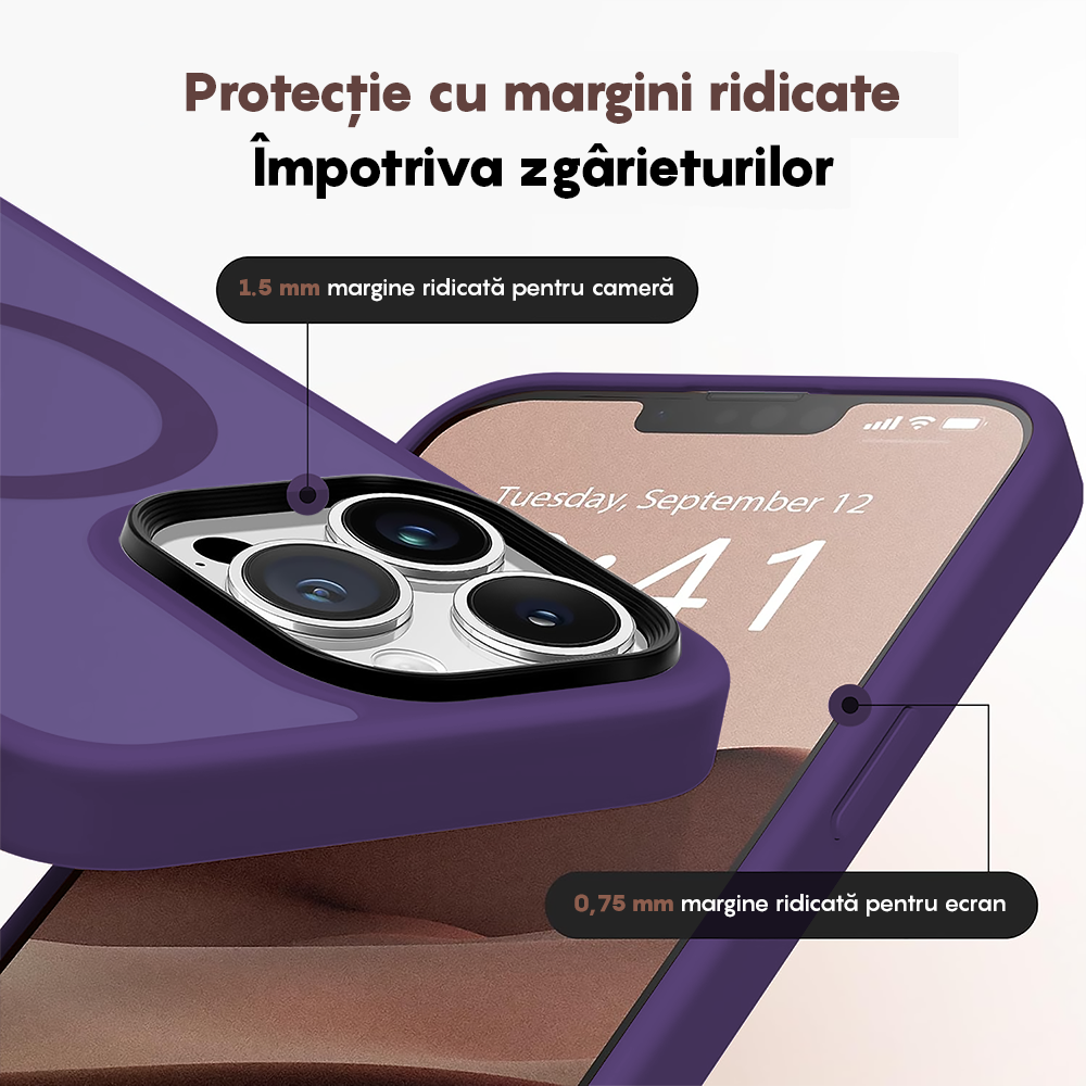 Husa MagSafe - iPhone 13 Pro Max - Dark Purple
