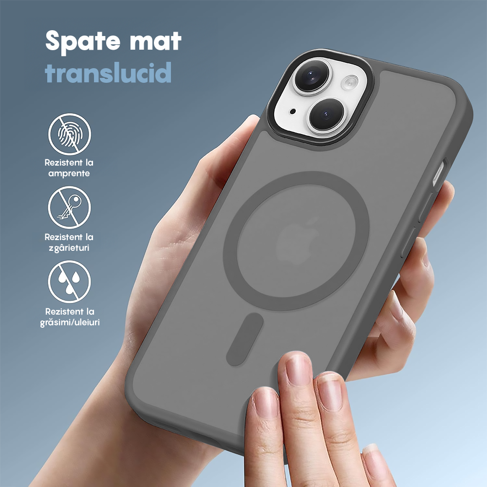 Husa MagSafe - iPhone 14 - Light Grey