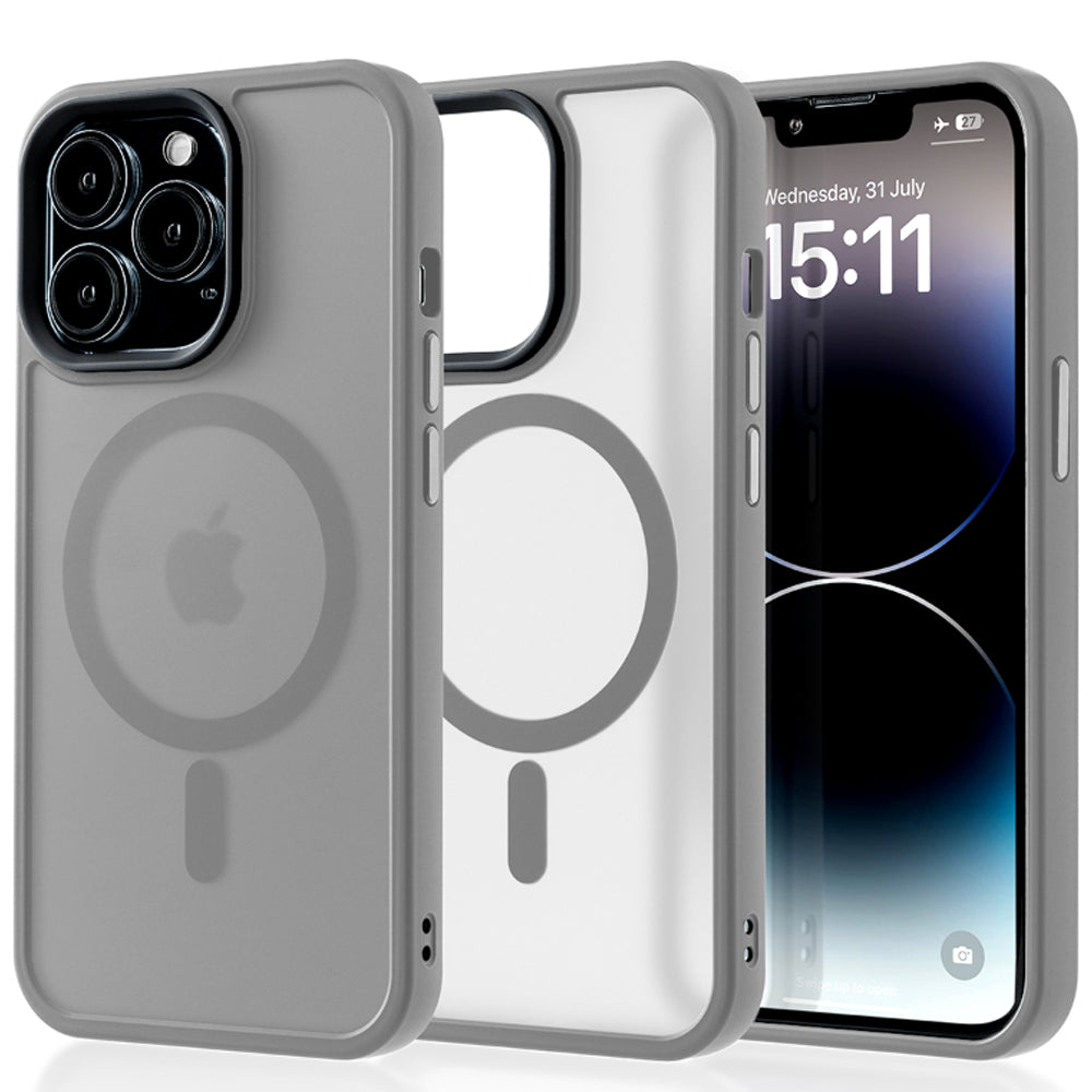 Husa MagSafe - iPhone 14 Pro - Light Grey