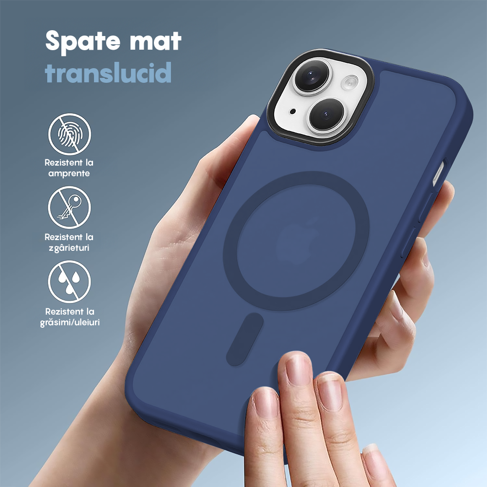 Husa MagSafe - iPhone 14 Plus - Gentleman Blue