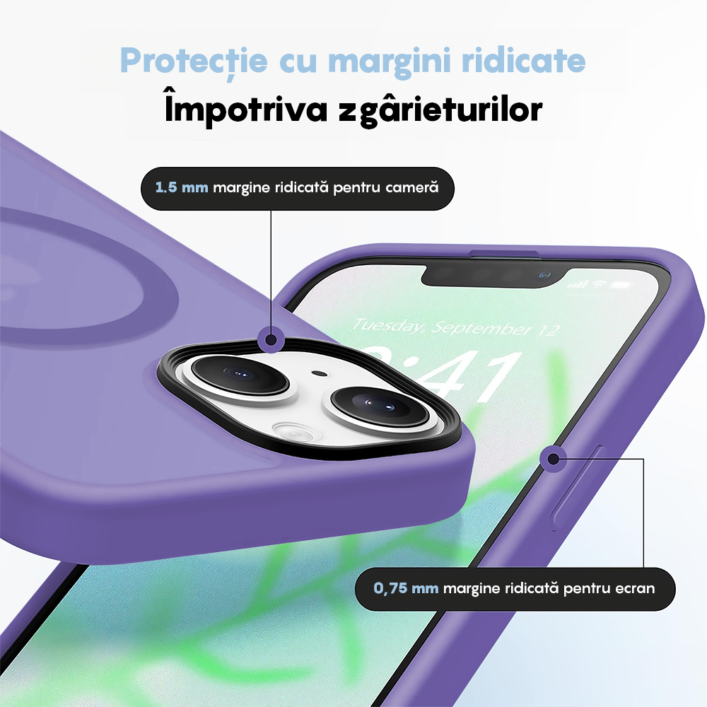 Husa MagSafe - iPhone 14 Plus - Light Purple