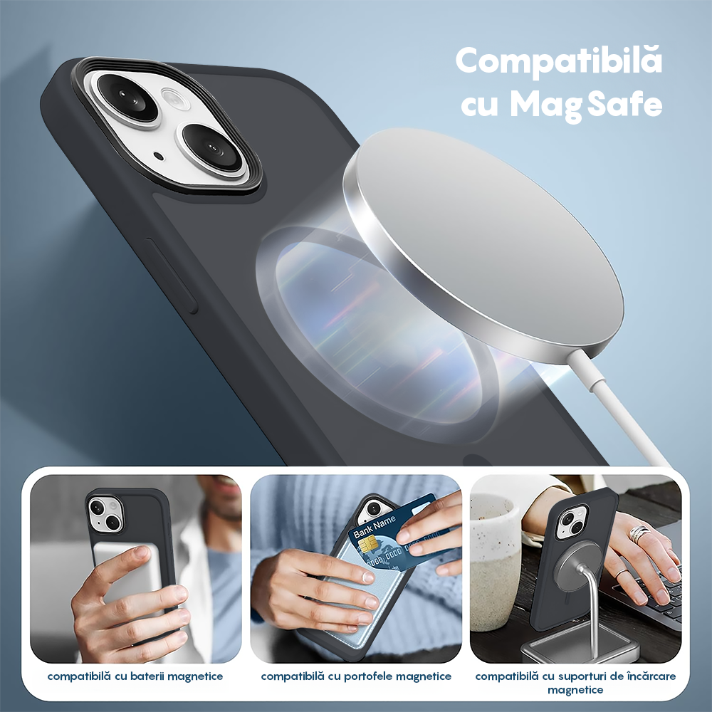 Husa MagSafe - iPhone 14 Plus - Black