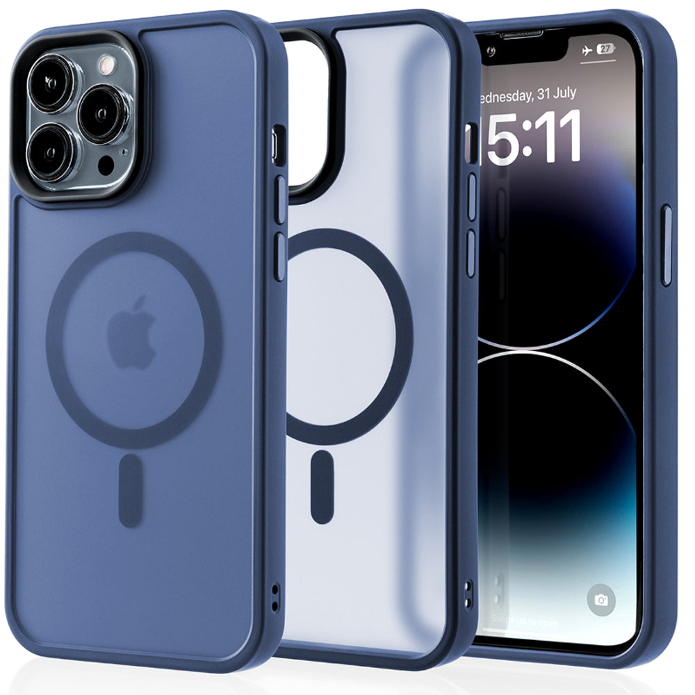 Husa MagSafe - iPhone 14 Pro Max - Gentleman Blue