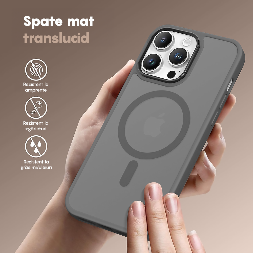 Husa MagSafe - iPhone 14 Pro Max - Light Grey