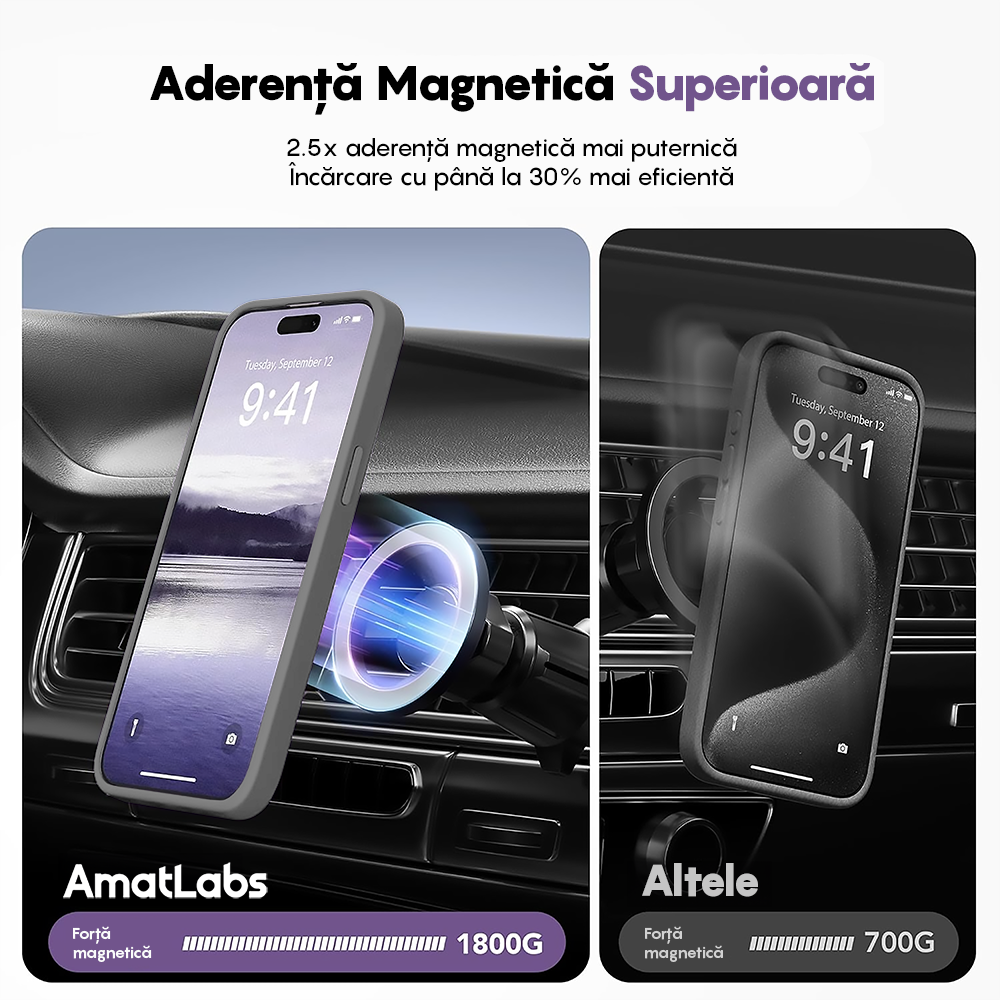 Husa MagSafe - iPhone 15 - Light Grey