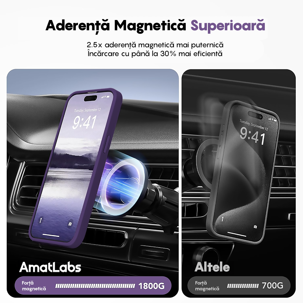 Husa MagSafe - iPhone 15 Plus - Dark Purple