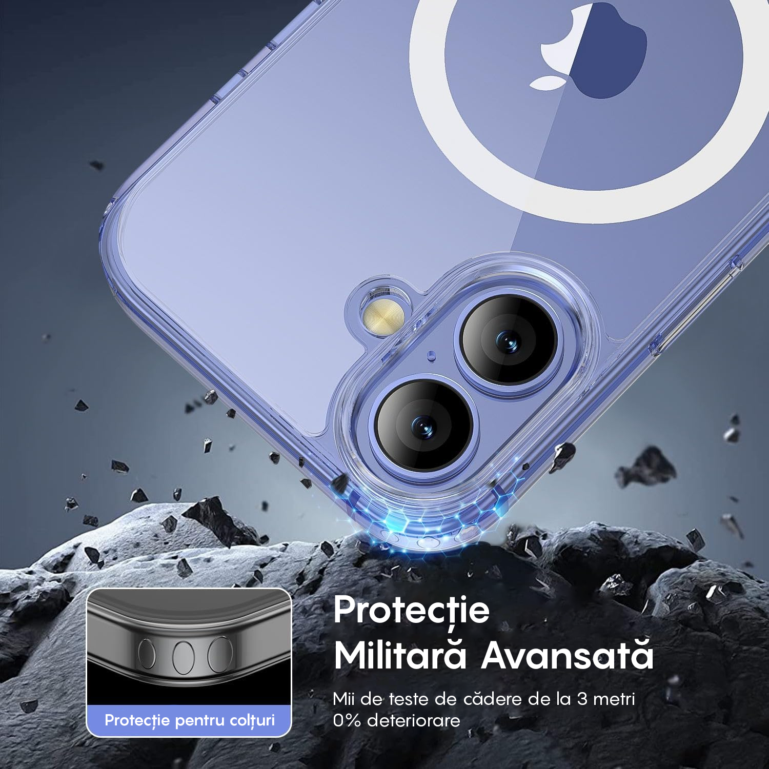 Husa MagSafe - iPhone 16 - Clear