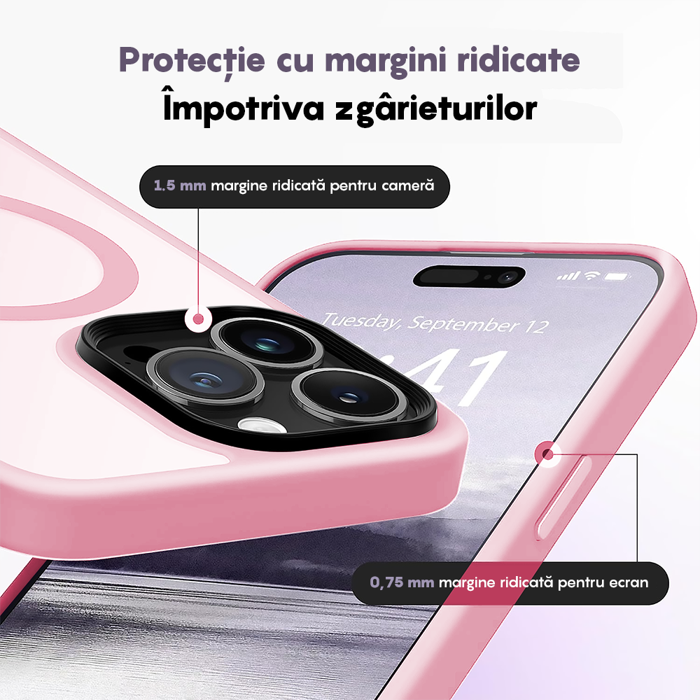 Husa MagSafe - iPhone 16 Pro - Roz