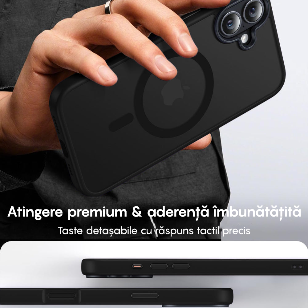 Husa MagSafe - iPhone 16 Plus - Negru