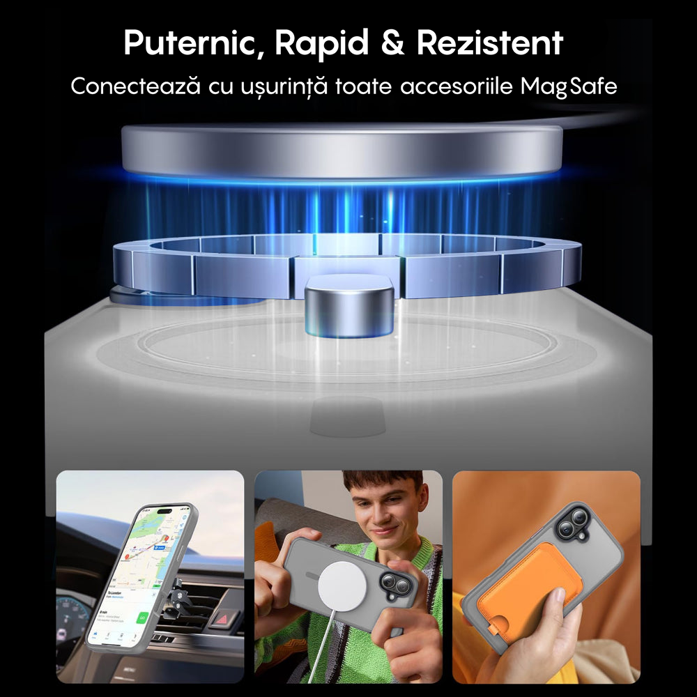 Husa MagSafe - iPhone 16 Plus - Gri