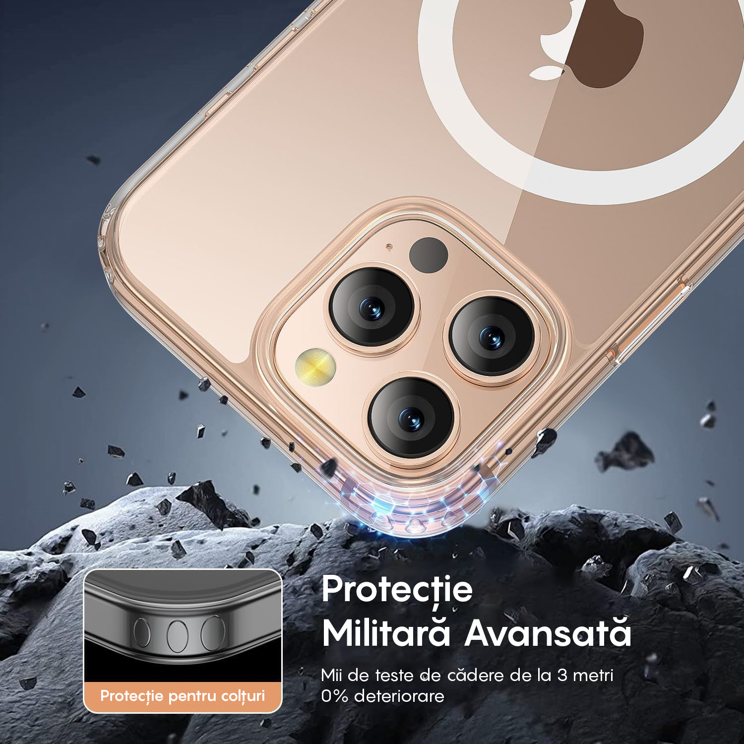 Husa MagSafe - iPhone 16 Pro Max - Clear