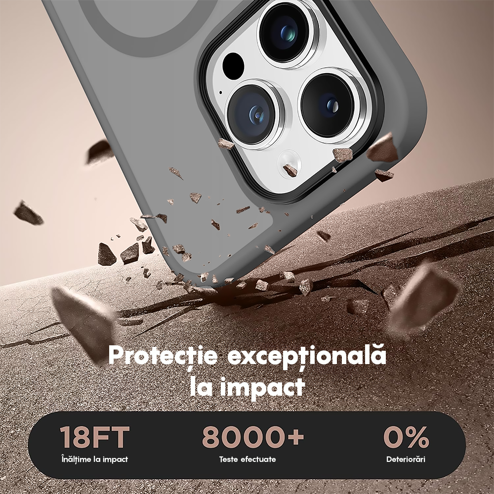 Husa MagSafe - iPhone 16 Pro Max - Gri