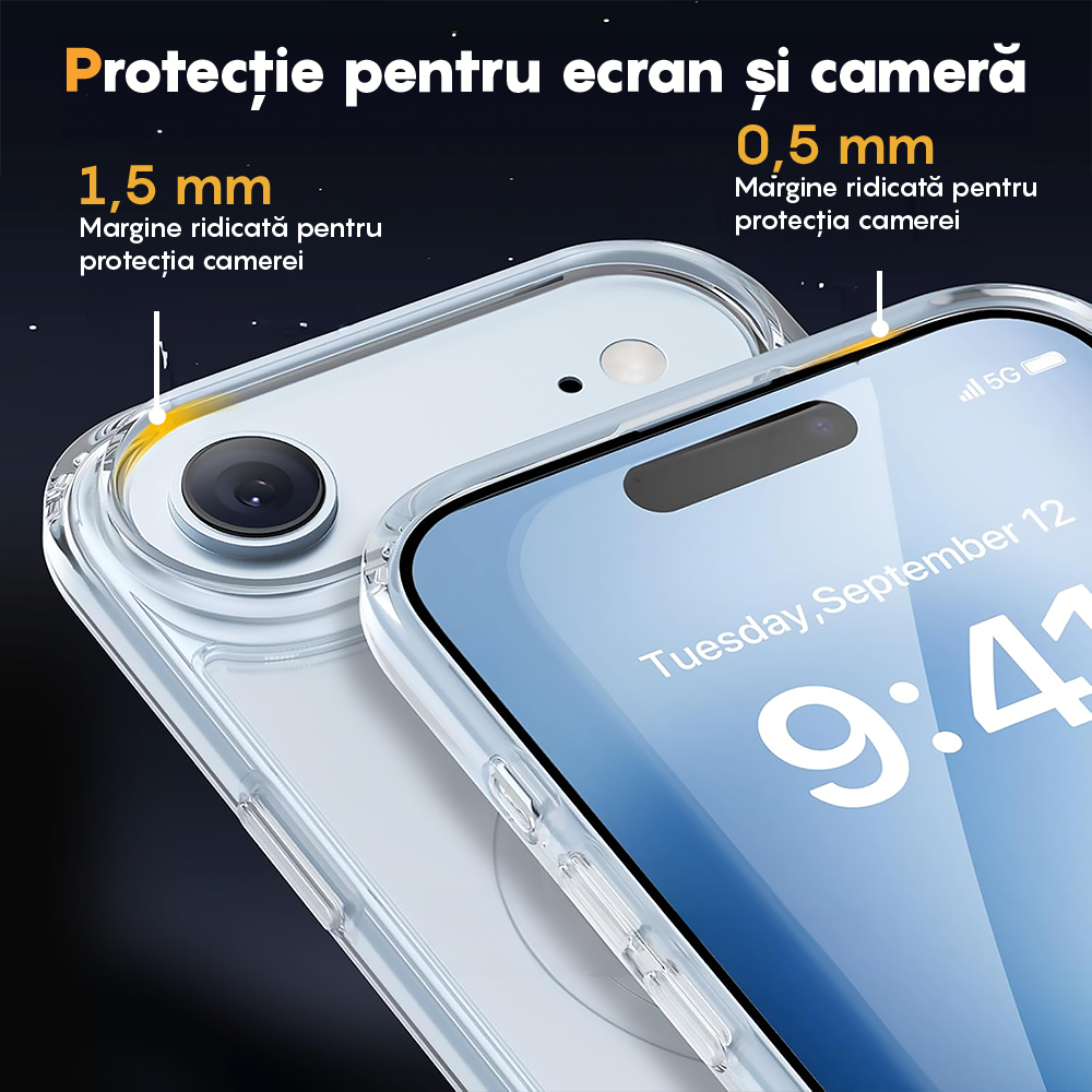 Husa MagSafe - iPhone 17 Air - Transparent
