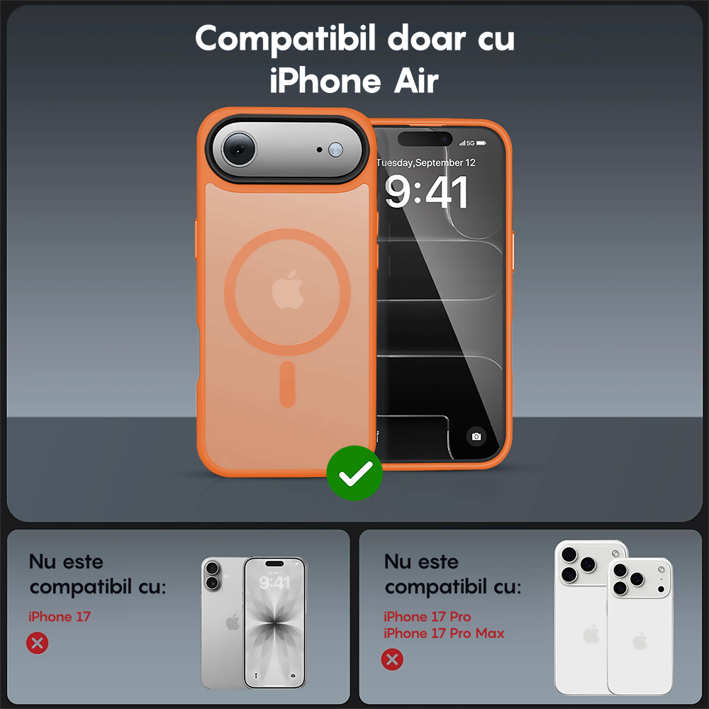 Husa MagSafe - iPhone 17 Air - Portocaliu