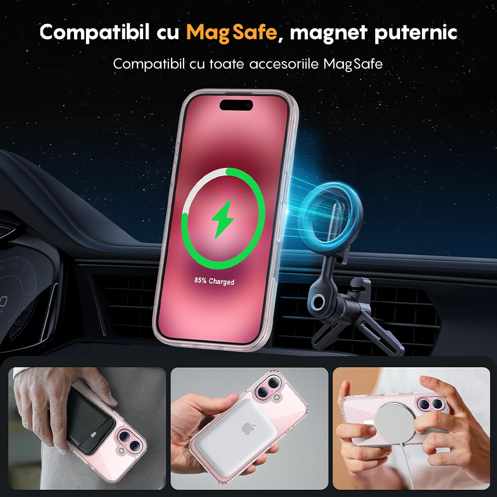 Husa MagSafe - iPhone 17 - Transparent