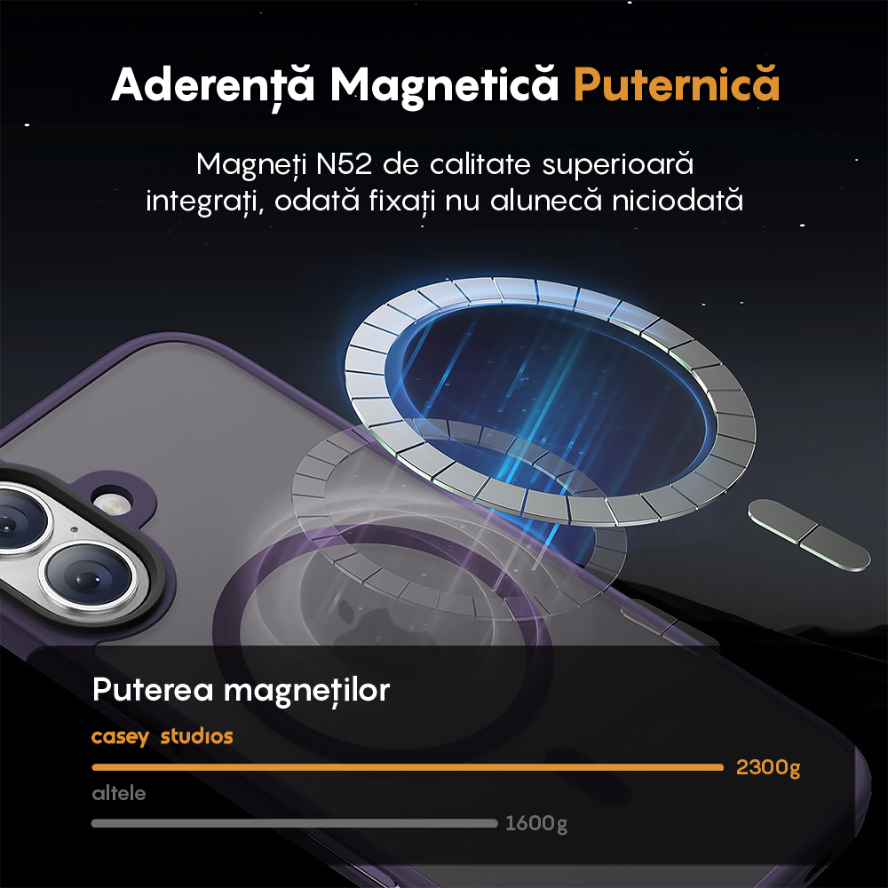 Husa MagSafe - iPhone 17 - Mov Inchis