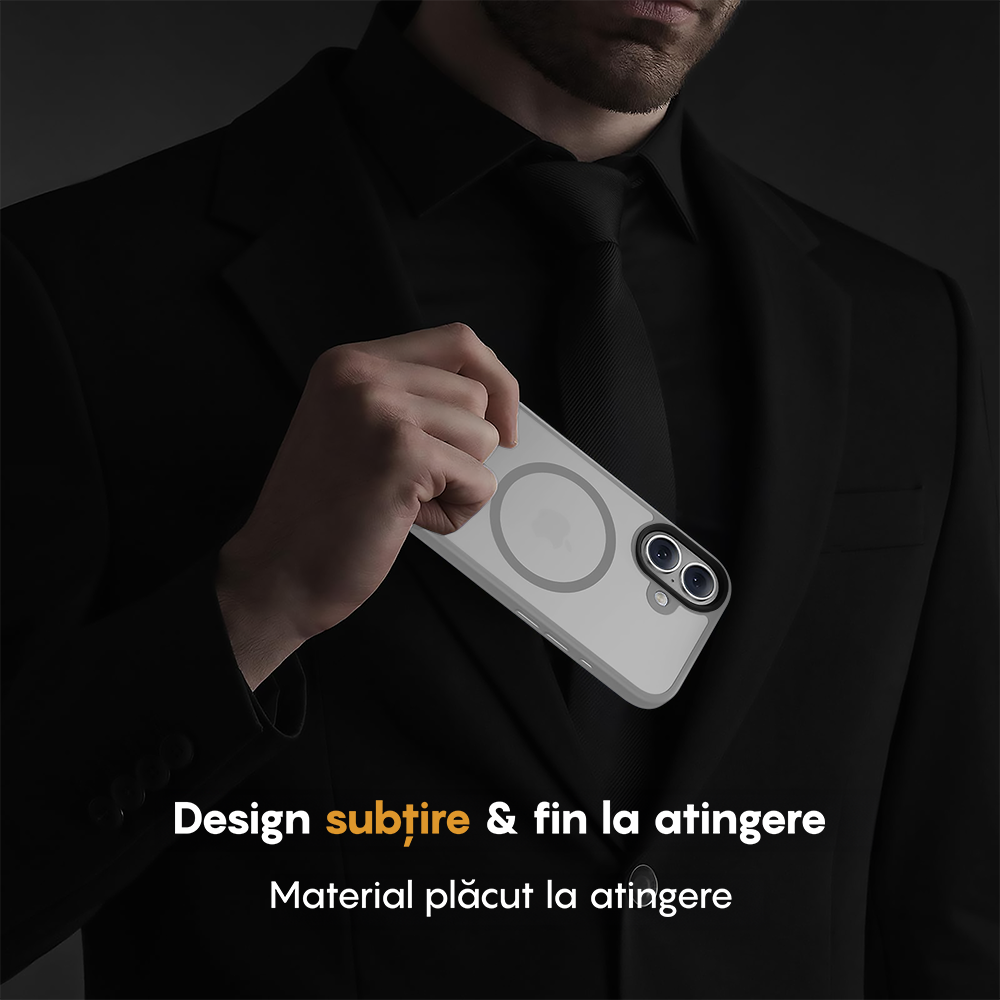 Husa MagSafe - iPhone 17 - Gri Deschis
