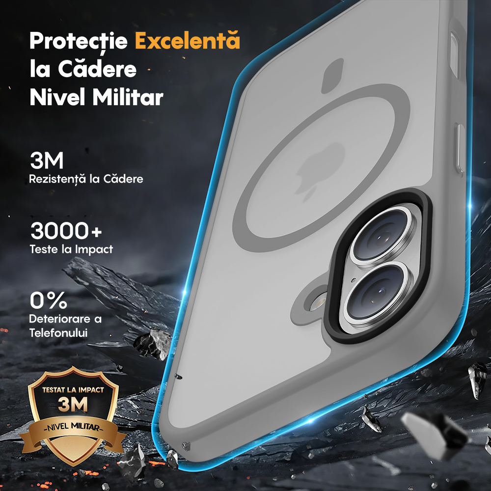 Husa MagSafe - iPhone 17 - Gri Deschis