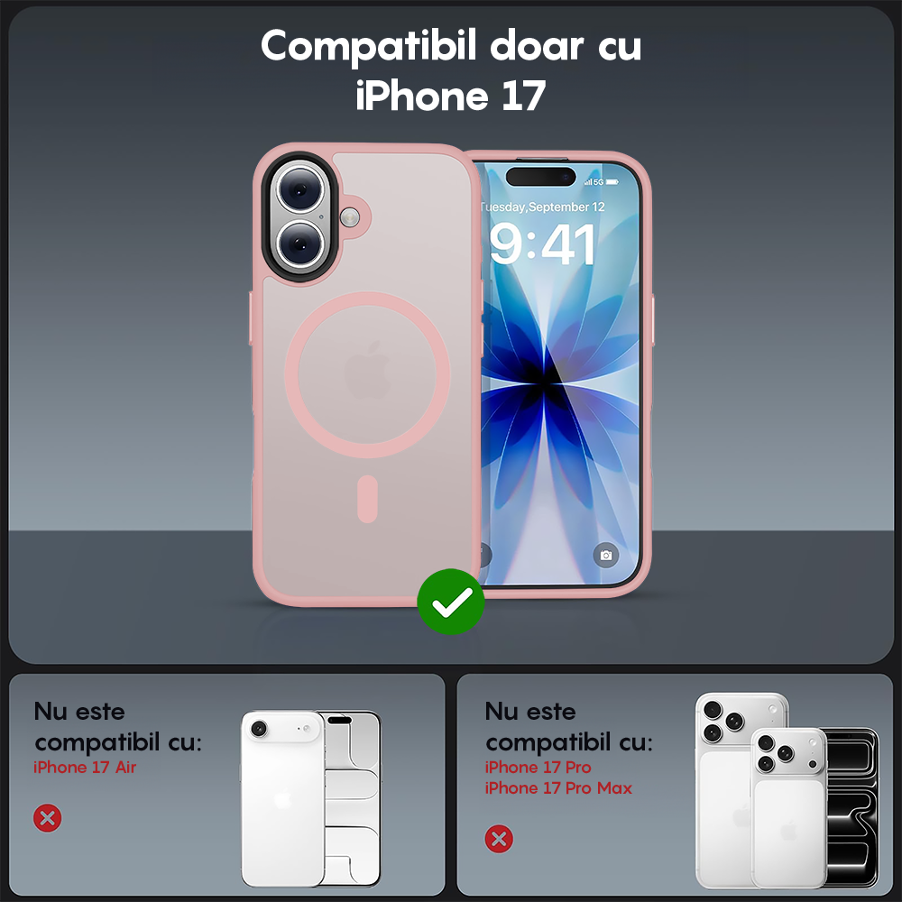 Husa MagSafe - iPhone 17 - Roz