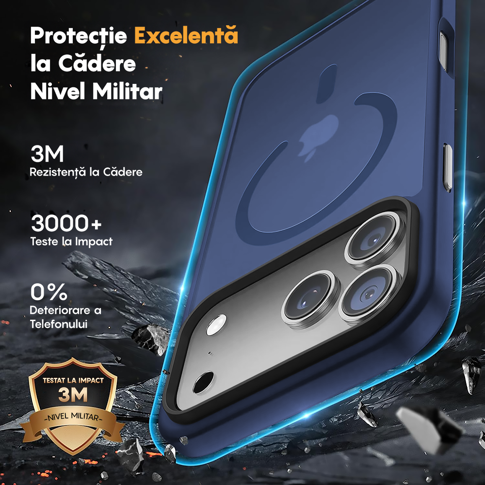 Husa MagSafe - iPhone 17 Pro - Albastru Inchis