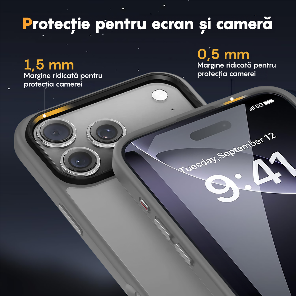 Husa MagSafe - iPhone 17 Pro - Gri Deschis