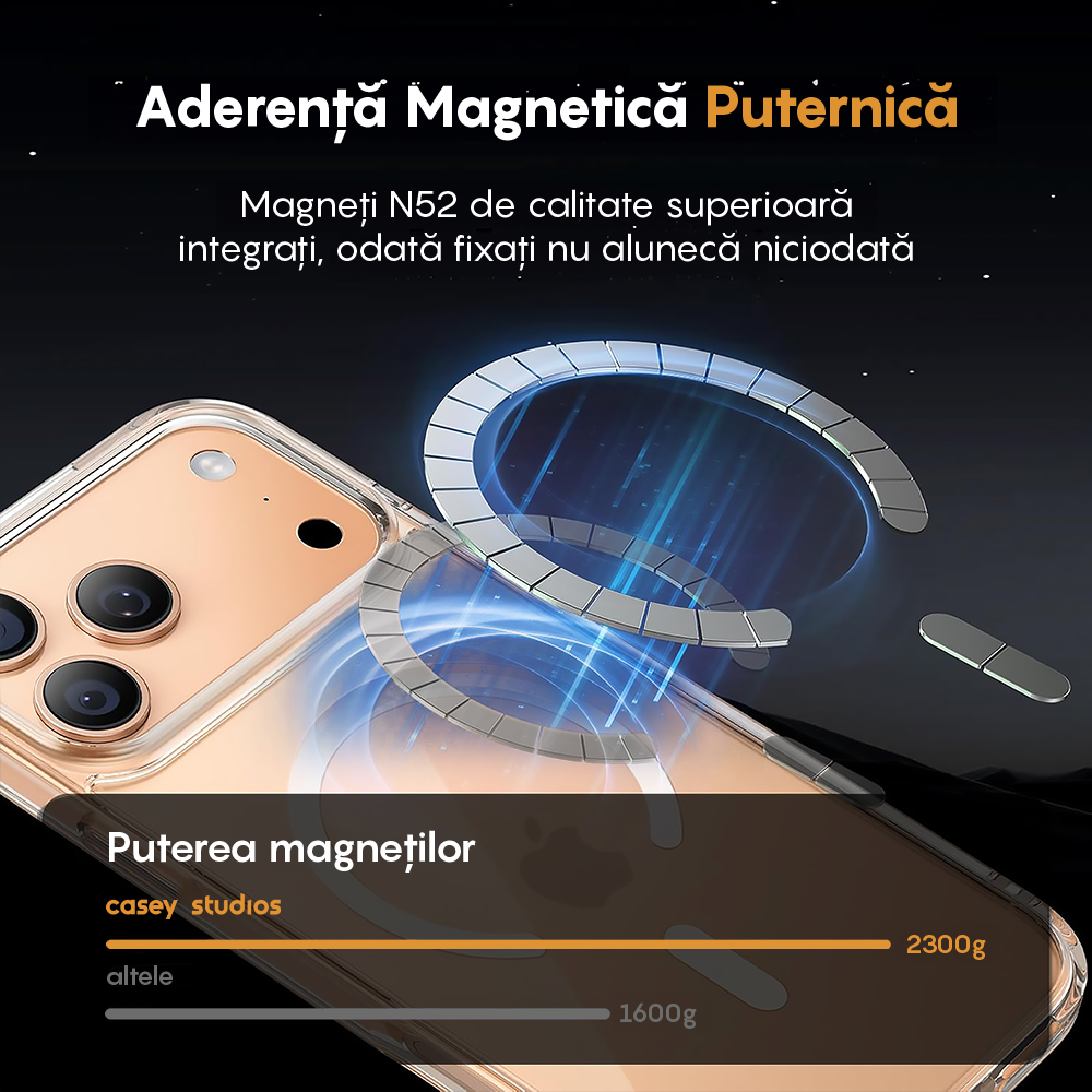 Husa MagSafe - iPhone 17 Pro Max - Transparent