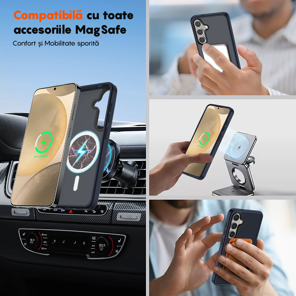 Husa MagSafe - Samsung Galaxy S24 - Albastru