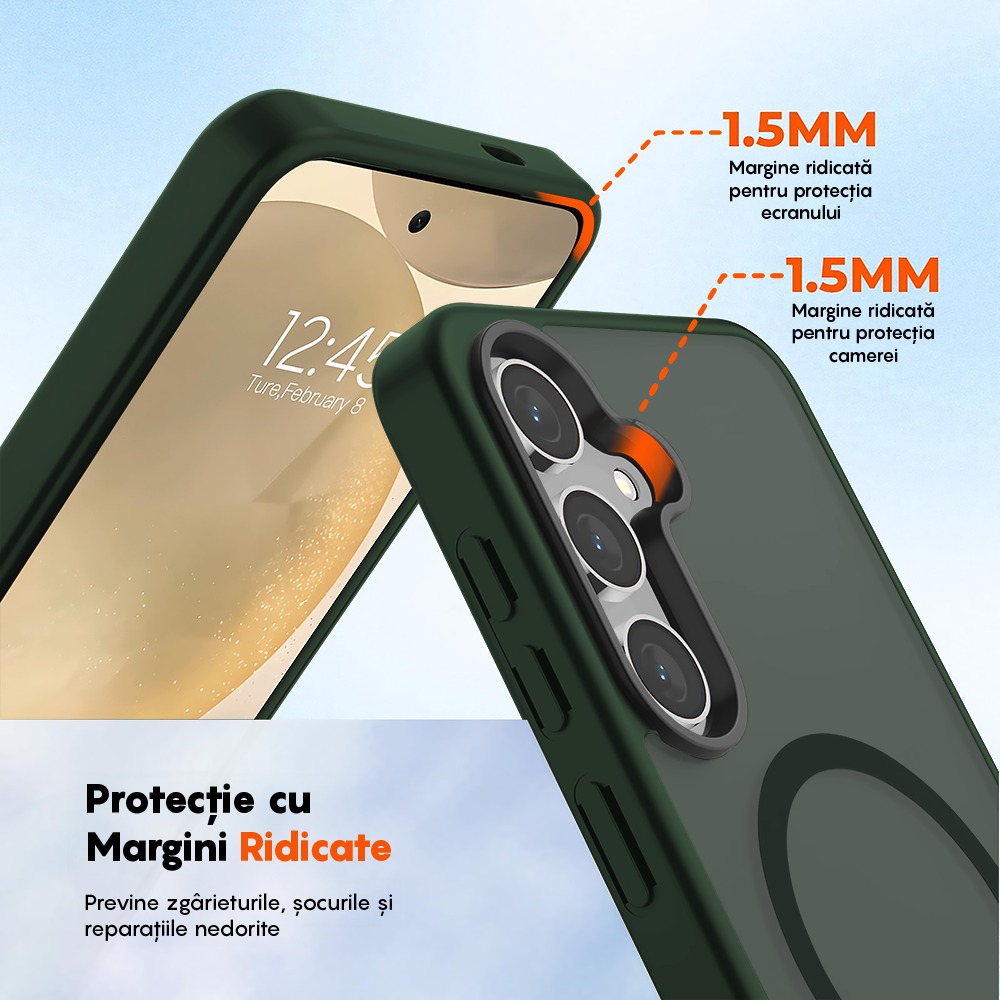 Husa MagSafe - Samsung Galaxy S24 - Verde