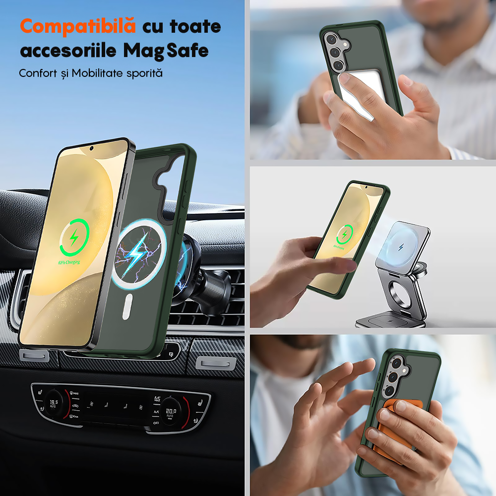 Husa MagSafe - Samsung Galaxy S24 Plus - Verde