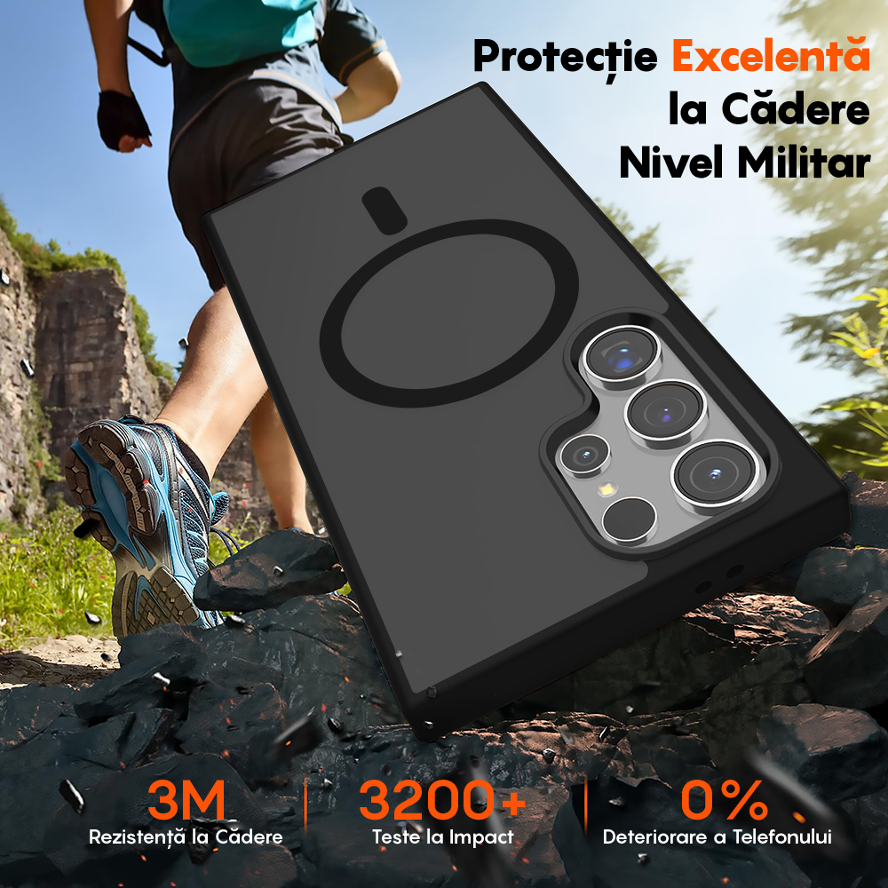 Husa MagSafe - Samsung Galaxy S24 Ultra - Negru