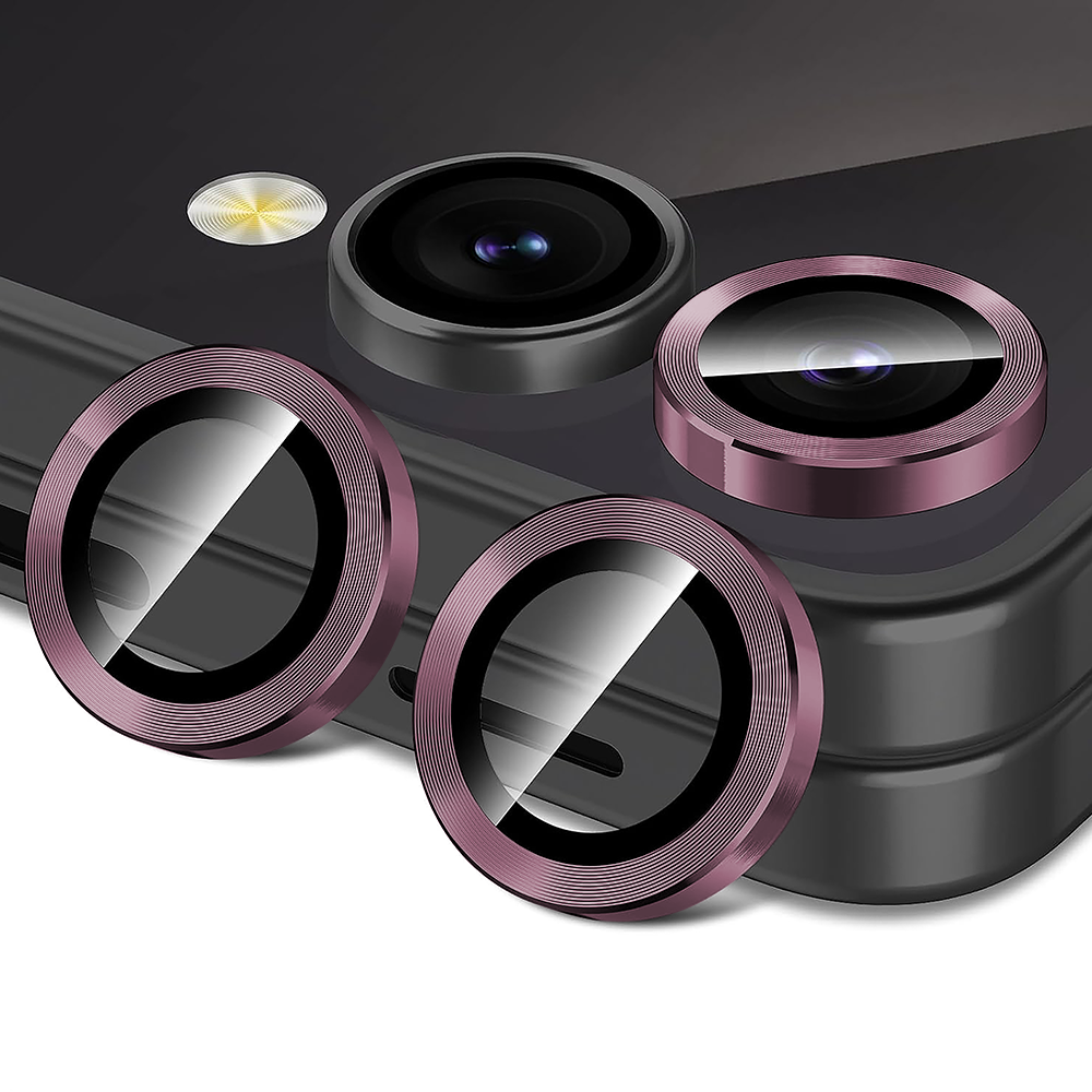 Folie Sticla Lentile Camera MaxDefense+ - Samsung Galaxy Z Flip7 - Roz