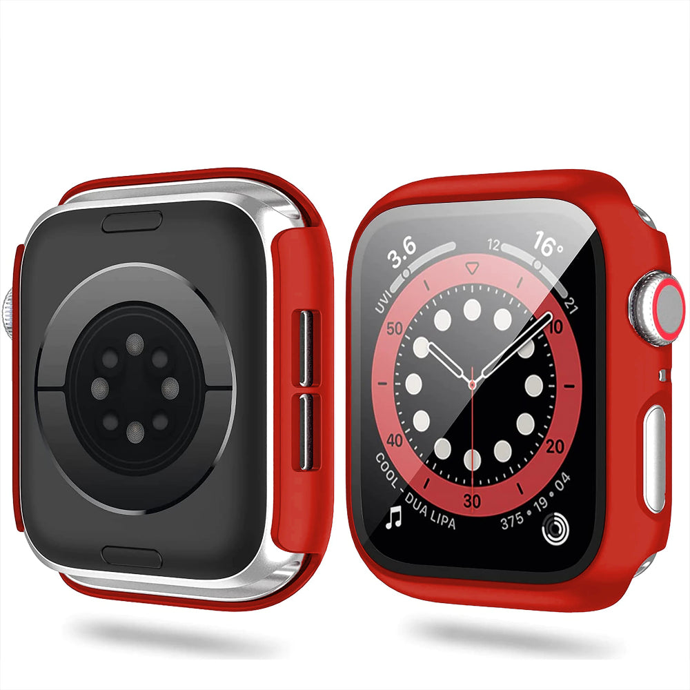 Carcasa 360° (Husa + Folie) - Apple Watch 7/8/9 - 41MM - Rosu