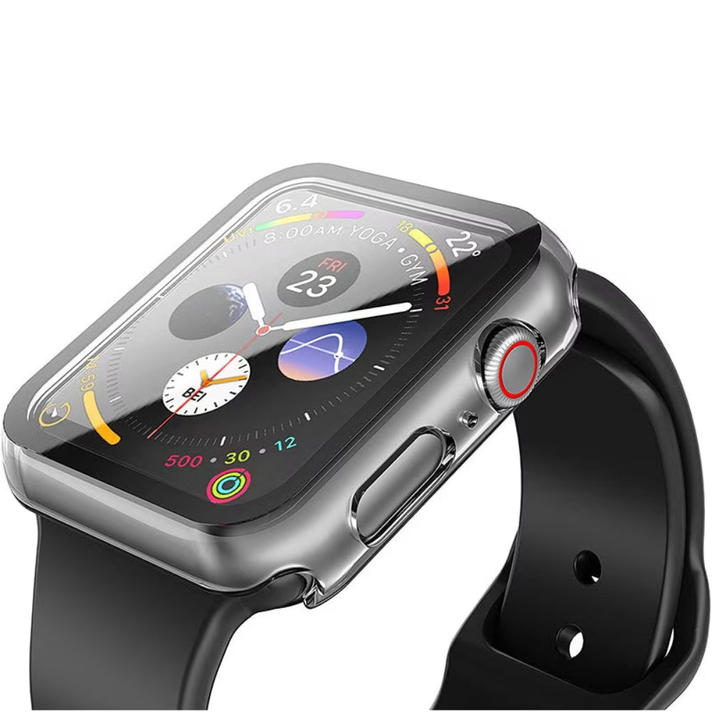 Carcasa 360° (Husa + Folie) - Apple Watch 7/8/9 - 41MM - Clear