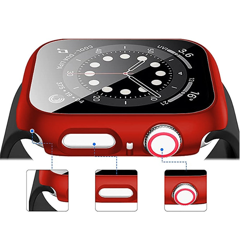 Carcasa 360° (Husa + Folie) - Apple Watch 4/5/6/SE - 44MM - Red