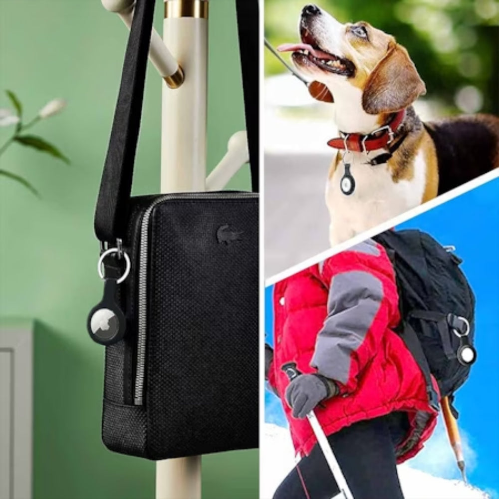 Husa Soft Silicone - AirTag - Negru