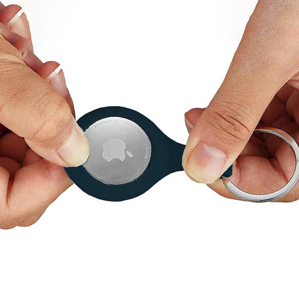 Husa Soft Silicone - AirTag - Navy