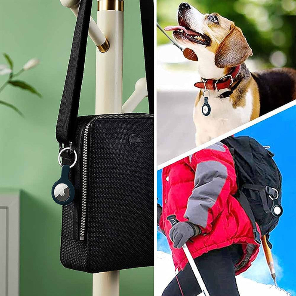 Husa Soft Silicone - AirTag - Navy