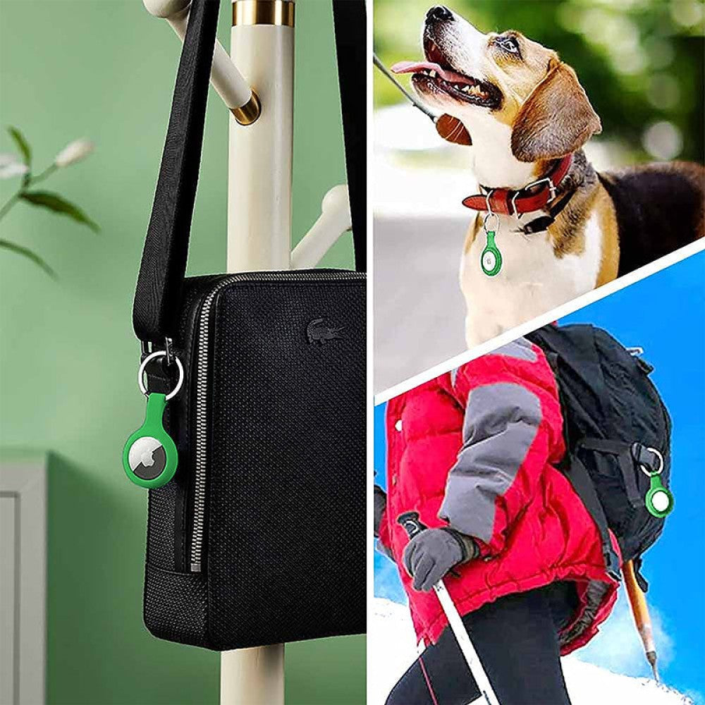 Husa Soft Silicone - AirTag - Verde